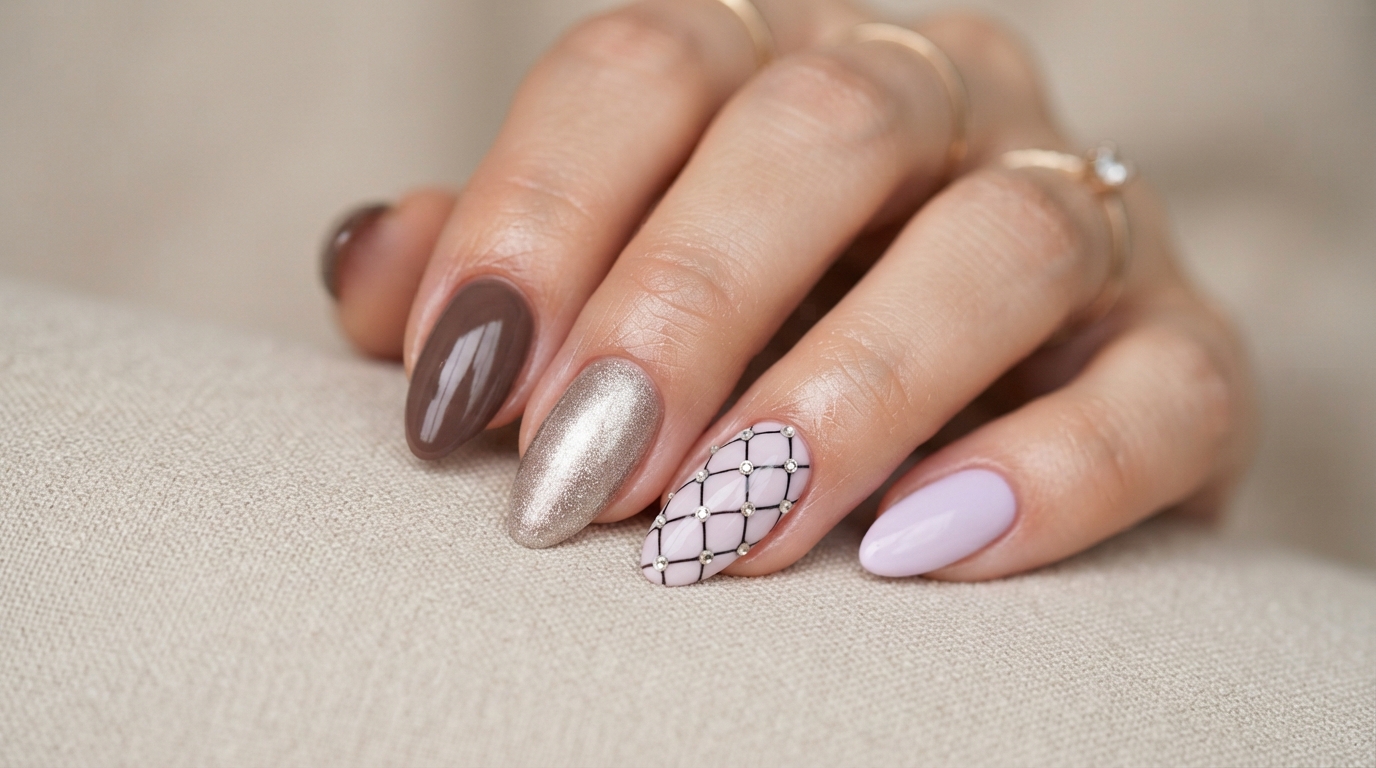 23 Classy Cute & Sparkly Manicure Ideas