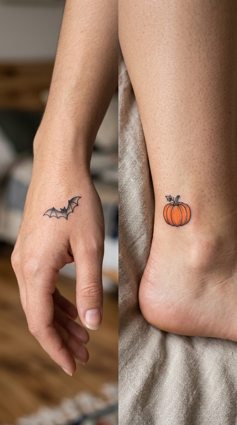 Halloween Tattoo Ideas 40+ Spooky, Cute & Gothic Designs