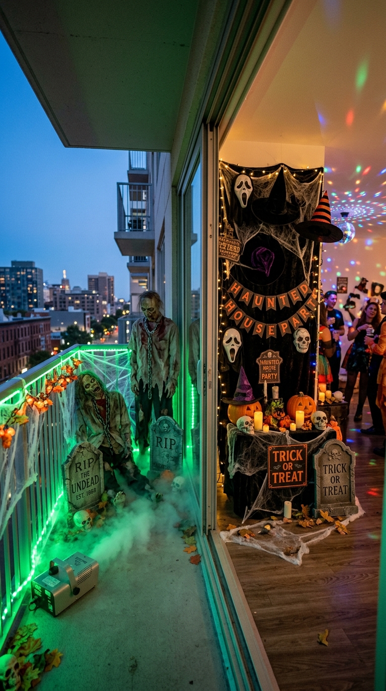 17+ Spooky Halloween Ideas for Small Spaces and Apartments