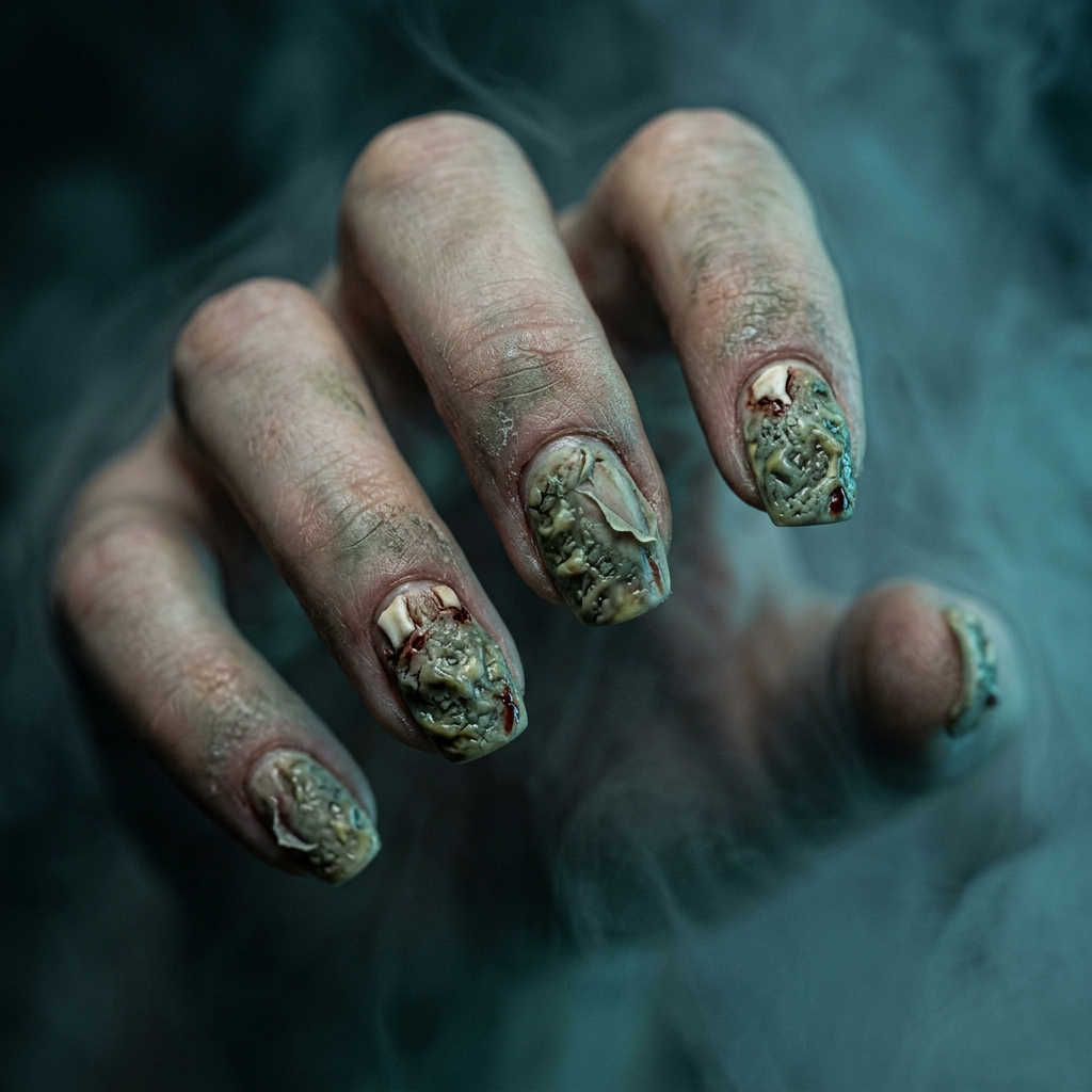19 Scary Halloween Nails Ideas 