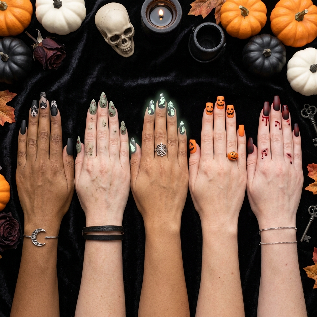 19 Scary Halloween Nails Ideas 