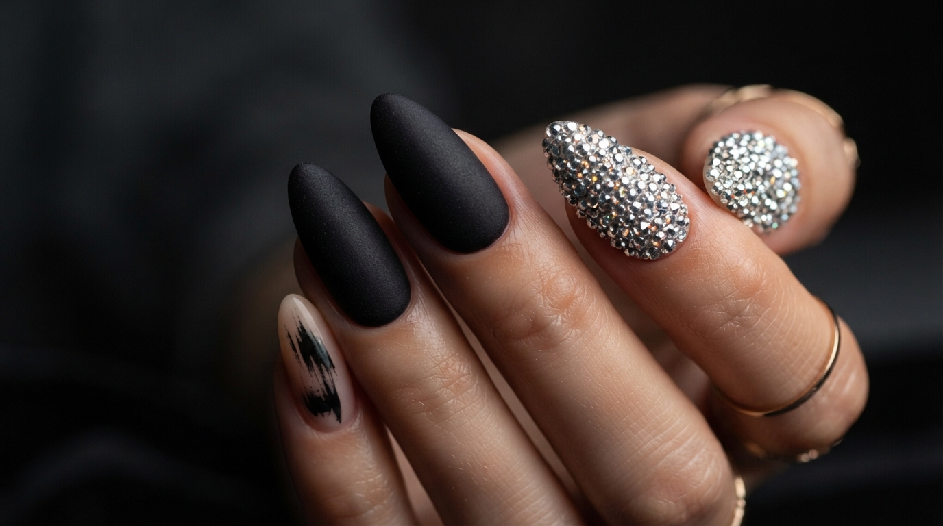 23 Classy Cute & Sparkly Manicure Ideas