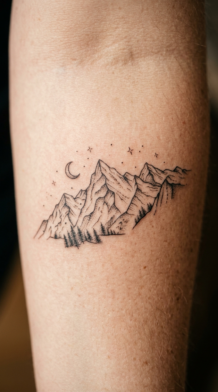 Mountain Tattoo Ideas 30+ Designs, Meanings & Placement Tips