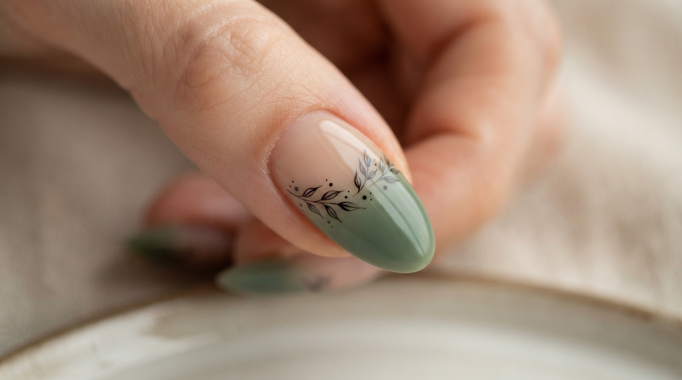 Sage Green Nail Ideas