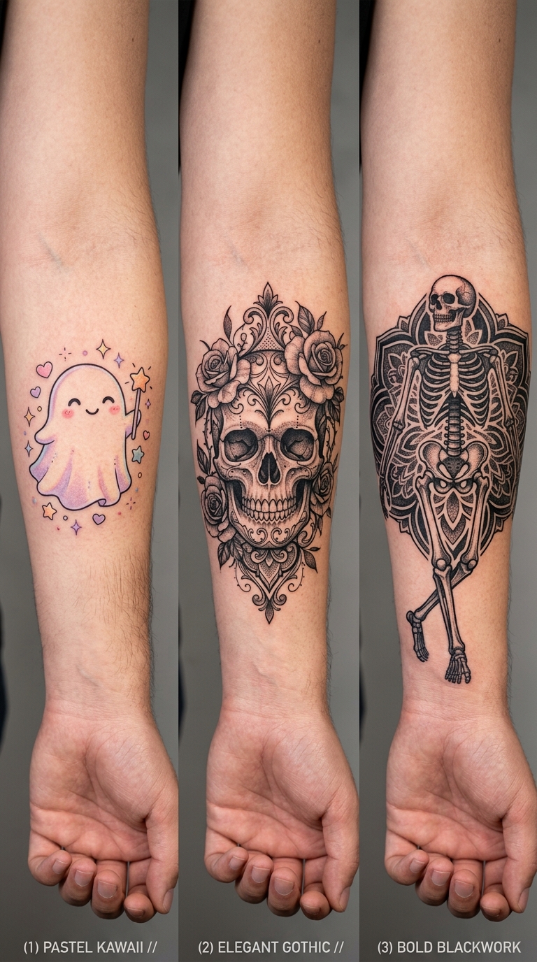 Halloween Tattoo Ideas 40+ Spooky, Cute & Gothic Designs