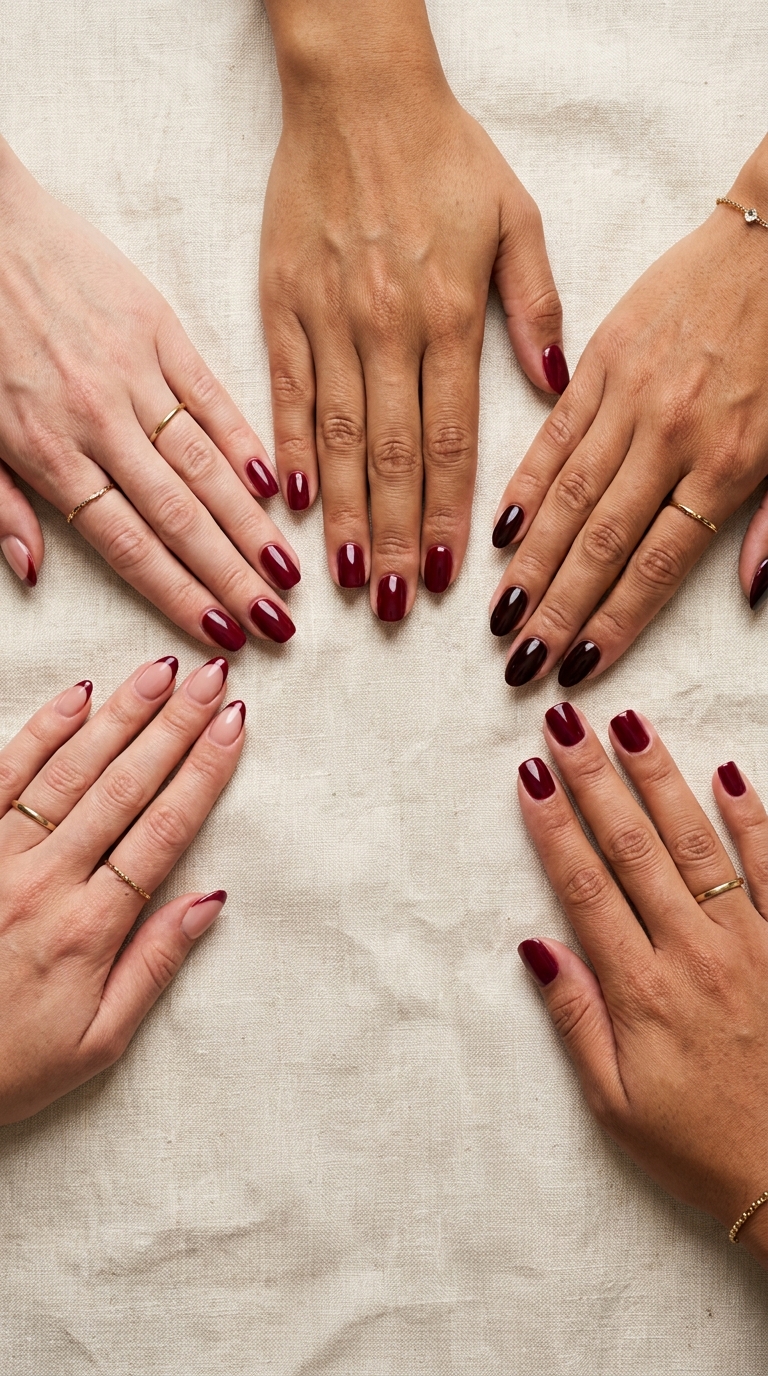 21 Burgundy Nail Designs for Fall That Look Expensive