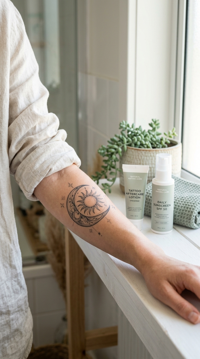 Sun and Moon Tattoos Meanings, Styles, Placements and Design Ideas