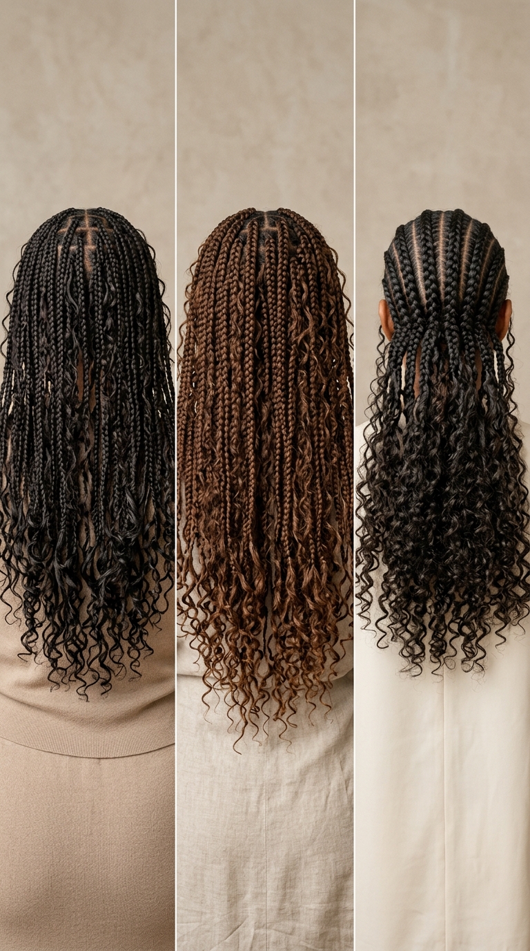 Boho Braids Hairstyle 12 Ways to Wear Them, Plus Everything You Need Before Booking
